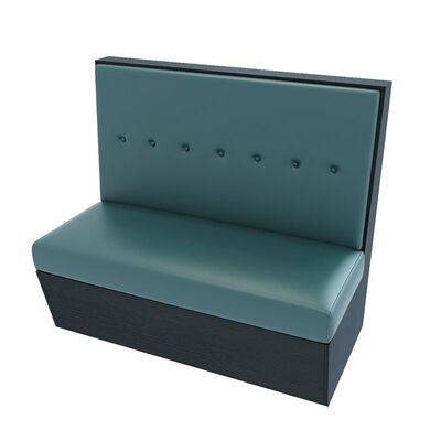 Custom Commercial Booth Seating For Restaurant Contour Arc Shaped 120x60x150cm