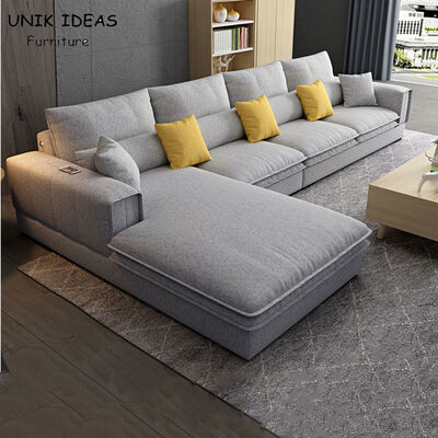 अच्छी कीमत Nordic Furniture Living Room Sectional Sofa Fabric Corner Lounge L Shaped ऑनलाइन