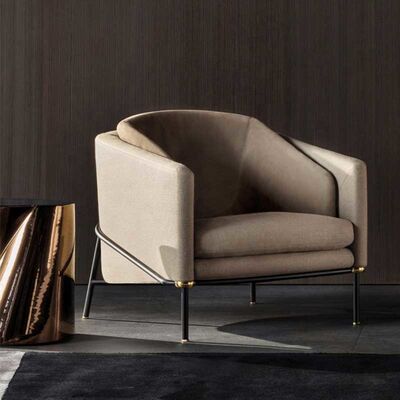 अच्छी कीमत Hotel Lobby Sofa Chair Lounge Single Seater Sofa Chair For Living Room ऑनलाइन