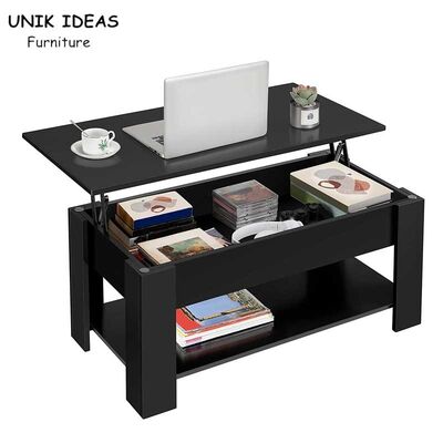 अच्छी कीमत Multifunctional Lift Top Luxury Coffee Table Square Tea Center Table ऑनलाइन