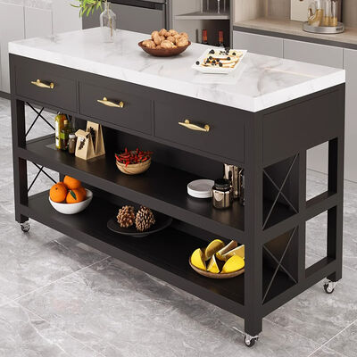 अच्छी कीमत Wholesale Kitchen Restaurant Dining Side Table Storage Cabinet Backup Dining Table ऑनलाइन