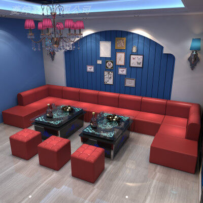 अच्छी कीमत Customized Bar or Club Lounge Sofa for Nightclub Sofa Engineering Solid Wood Disco Sofa Furniture ऑनलाइन