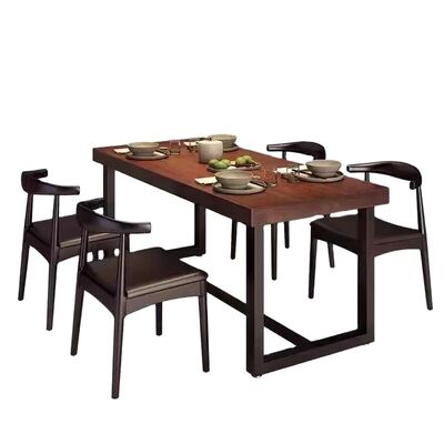 अच्छी कीमत Cheap Factory Price Wooden Restaurant Furniture Hamburg Coffee Shop Table ऑनलाइन