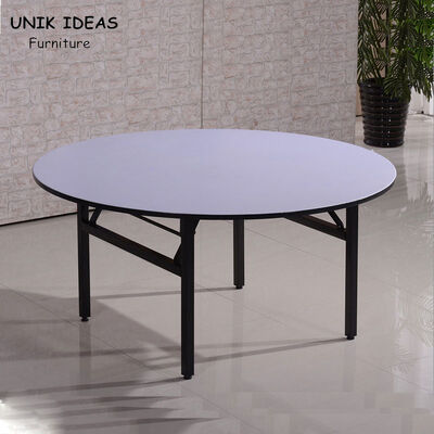 अच्छी कीमत 6ft 8 Ft Folding Banquet Table Round Plywood Dining Table ऑनलाइन