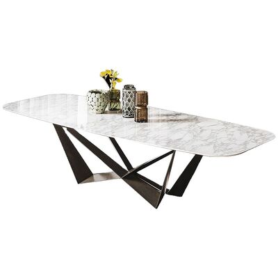 अच्छी कीमत Small Luxury Dining Table And Chairs 4 Person Marble Dining Table Set 200cm 180cm 160cm 220cm ऑनलाइन