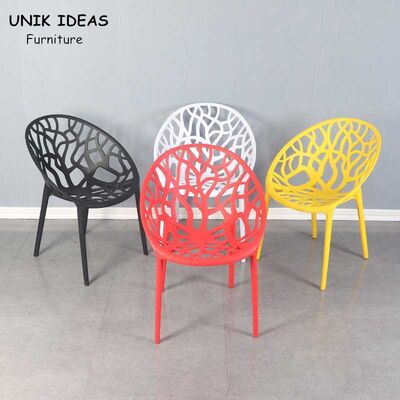 अच्छी कीमत PP Plastic Stackable Dining Room Chairs Modern Leisure Garden 45x48x80cm ऑनलाइन