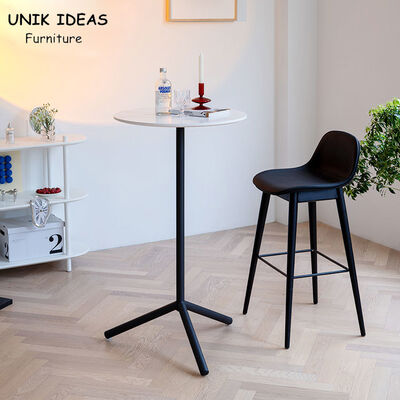 अच्छी कीमत Restaurant Kitchen Bistro Bar Tables 110cm High Round Modern ऑनलाइन