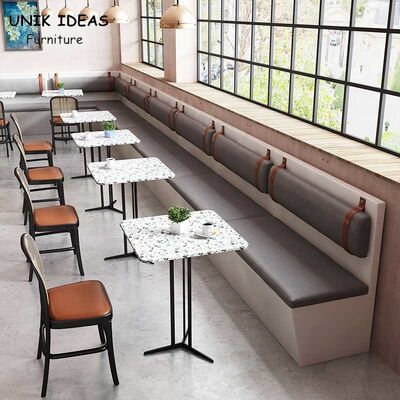 अच्छी कीमत Cafe Style Dessert Shop Restaurant Dining Table And Chairs 100CM 110CM 120CM ऑनलाइन