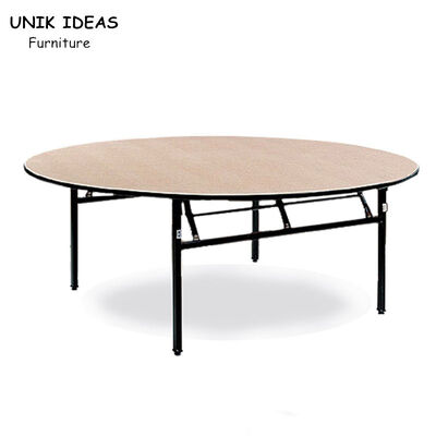 अच्छी कीमत 30 X 72 Folding Banquet Table Round Waterproof Round Hotel 1.8m ऑनलाइन