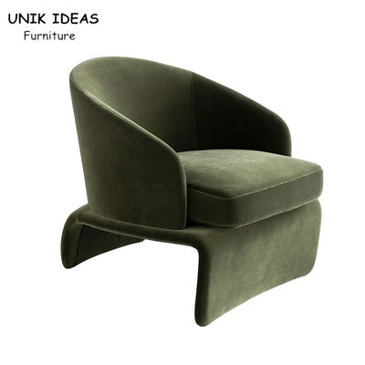 अच्छी कीमत Sofa Single Seater Armchair Velvet Green Lounge Italian Design 75x82x69cm ऑनलाइन