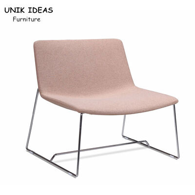 अच्छी कीमत Modern Comfortable Single Seater Sofa Without Arms Armless Pink Accent Hotel ऑनलाइन