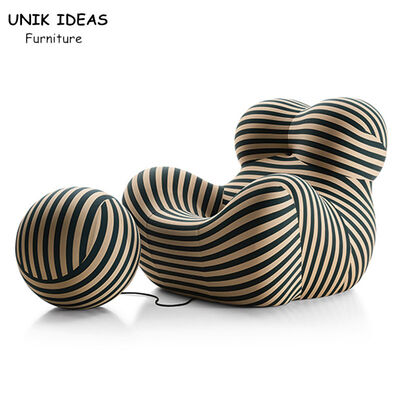 अच्छी कीमत Ball Shaped Single Seater Lounge Chair Couch Lazy Floor 102x95x38cm ऑनलाइन